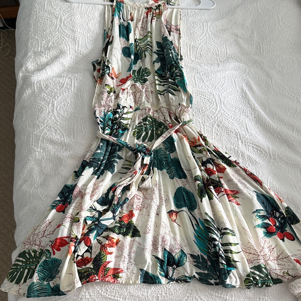 Floral Print Mini Dress